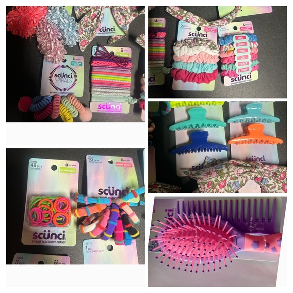 RESELLER LOT Scunci & Planet Goody Hair Accessories Clips Scrunchies Brushes Bow - Picture 1 of 2